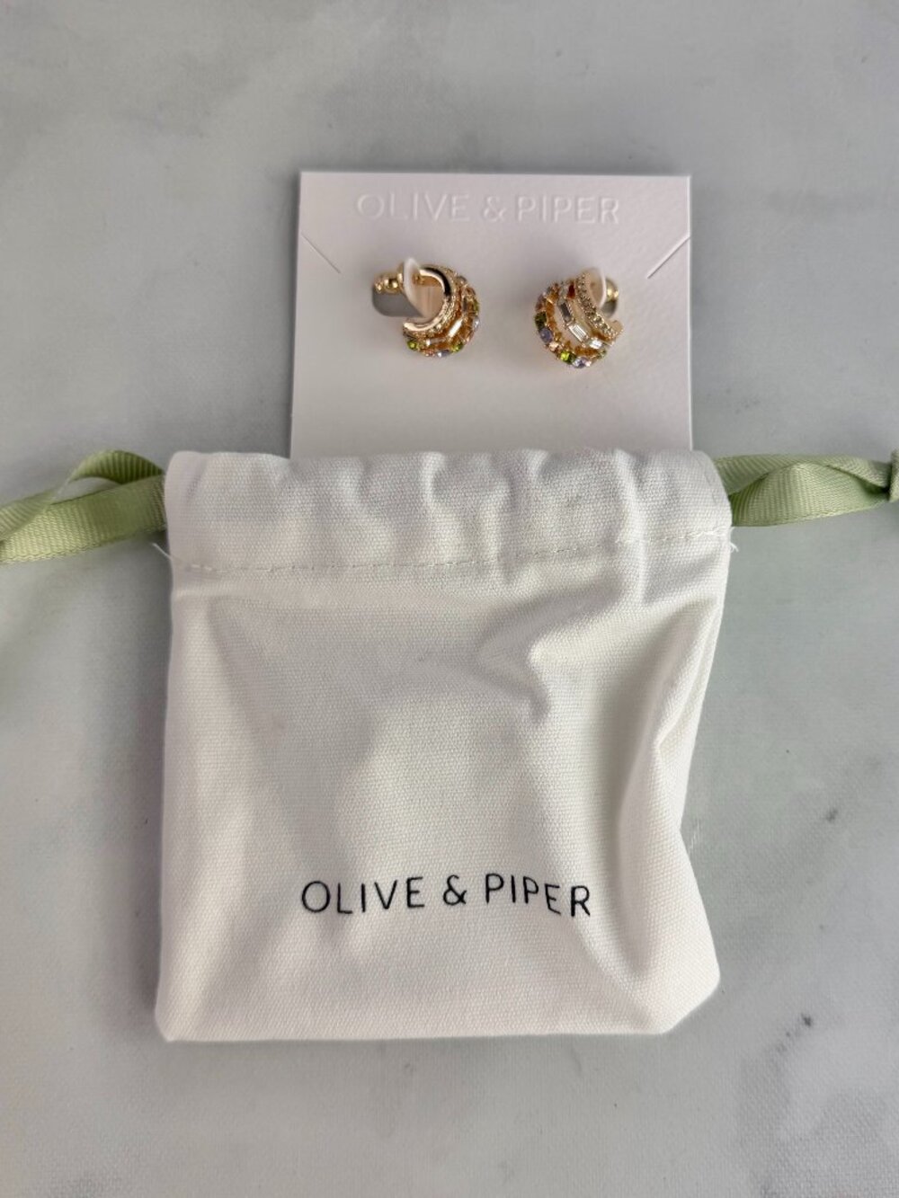 Olive & Piper Gold Cassia Hoops